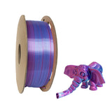 2022 Latest Dual Color Shiny Silk PLA Dual Tone Color 3D Printer Silk Filament 1.75mm 1kg Spool