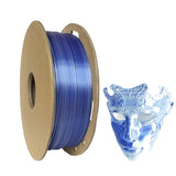 2022 Latest Dual Color Shiny Silk PLA Dual Tone Color 3D Printer Silk Filament 1.75mm 1kg Spool