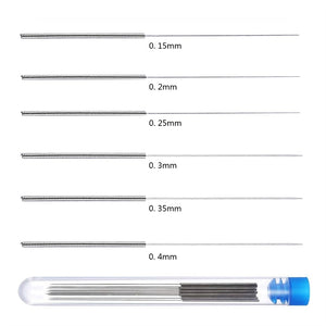 Stainless Steel Nozzle Cleaning Needles Tool For 3D Printers