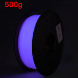 Glow In The Dark Silk PLA Rainbow 3D Printer Filament Noctilucous Rainbow