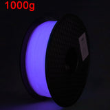 Glow In The Dark Silk PLA Rainbow 3D Printer Filament Noctilucous Rainbow