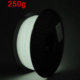 Glow In The Dark Silk PLA Rainbow 3D Printer Filament Noctilucous Rainbow