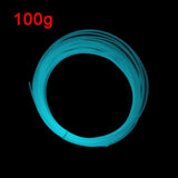 Glow In The Dark Silk PLA Rainbow 3D Printer Filament Noctilucous Rainbow
