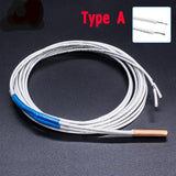 NTC 100K ohm B3950 Thermistor 3x15mm Cartridge Sensor High Temperature for 3D V6 Upgraded Heater Block 3D Printer