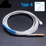 NTC 100K ohm B3950 Thermistor 3x15mm Cartridge Sensor High Temperature for 3D V6 Upgraded Heater Block 3D Printer