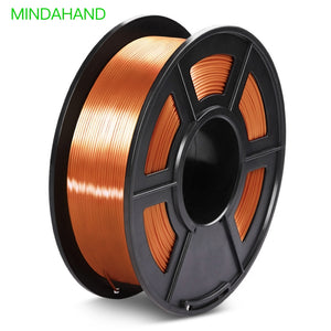 MINDAHAND 3D Printer Filament PLA Silk Copper 1.75mm And 3mm 1kg Spool